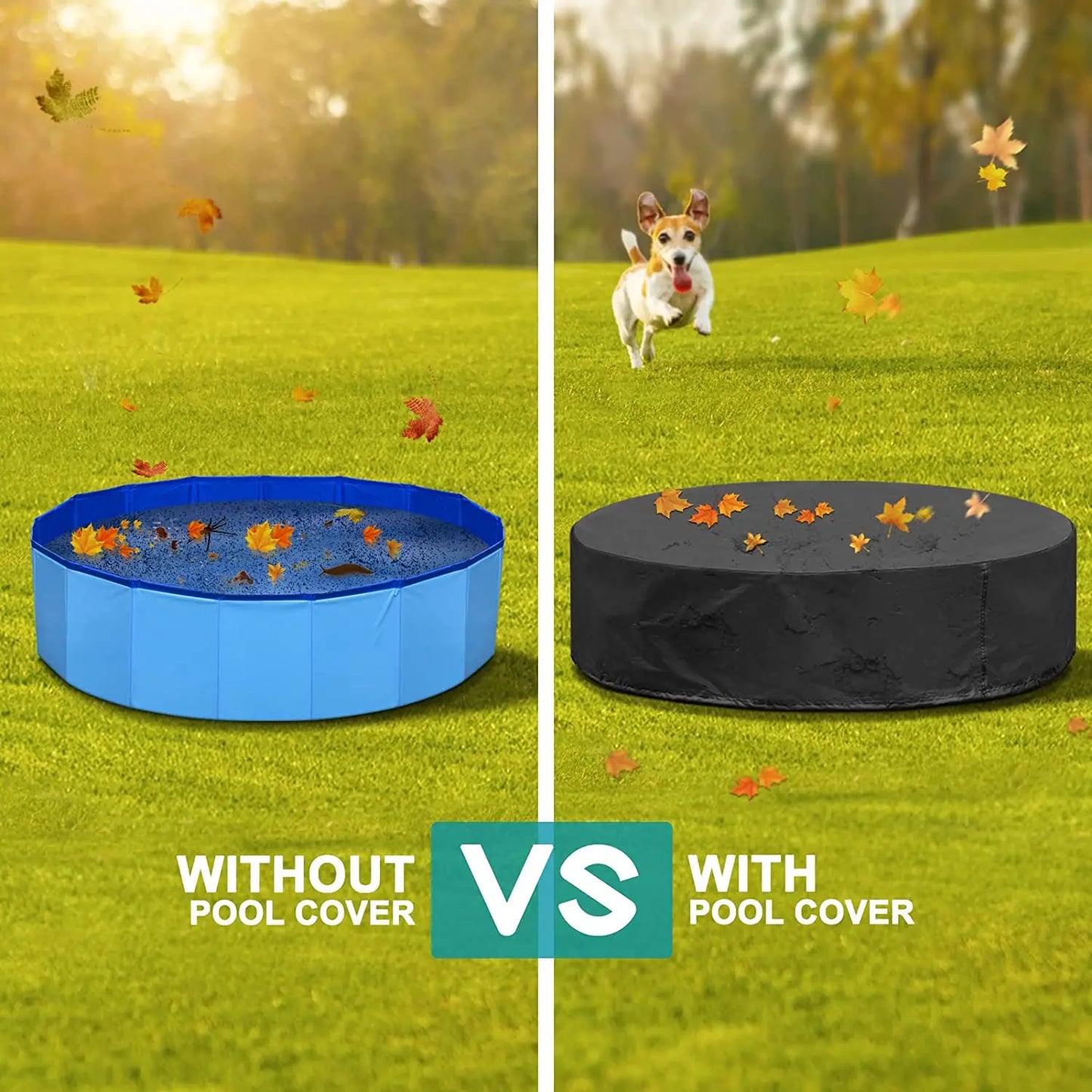 Dog Swimming Pool- Pool Cover-Portable- Plastic- Scratch Resistance Pet Pools
