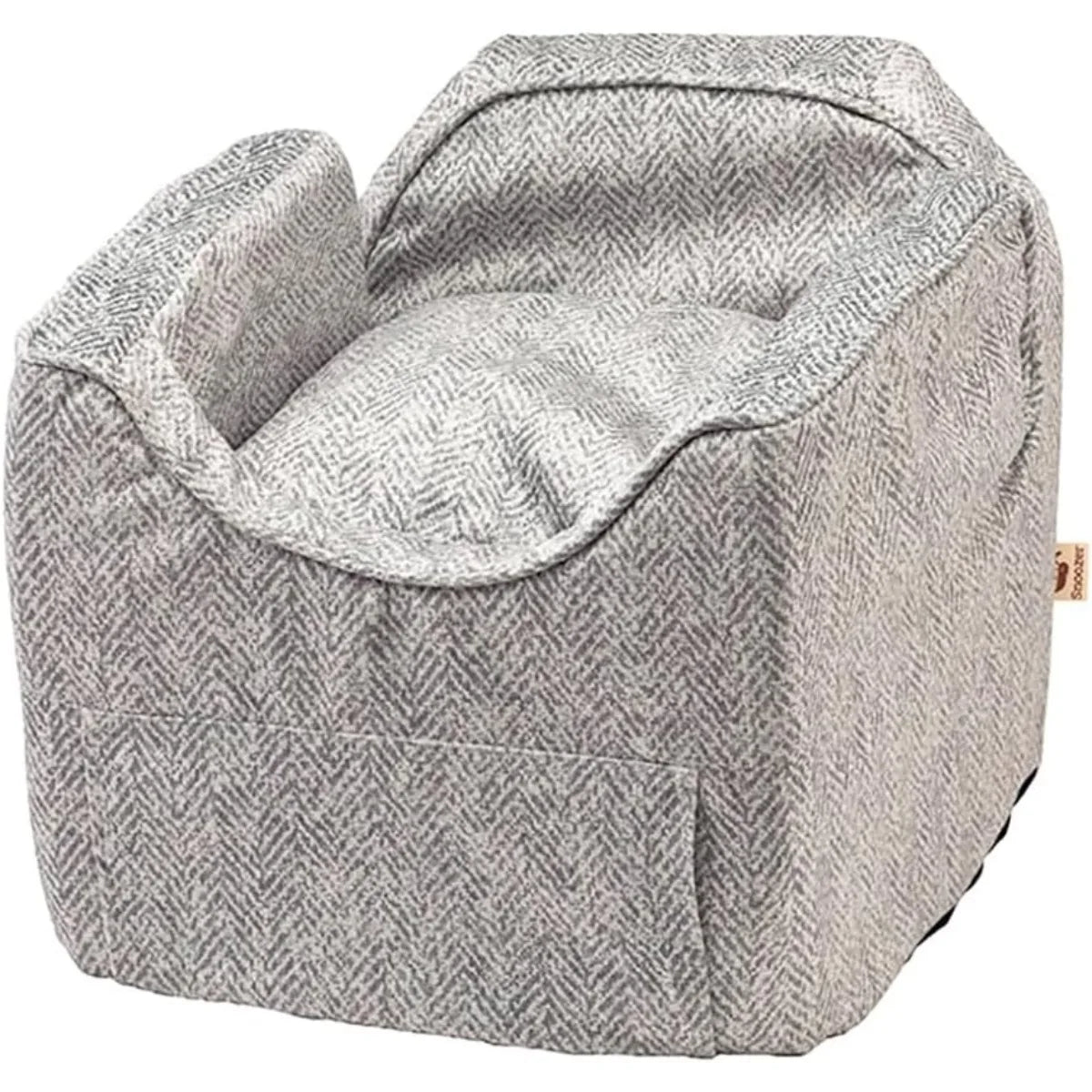 Snoozer Luxury Lookout Pet Car Seat- Small Luxury II, Anthracite with Black-Storage-Pet Car Seats