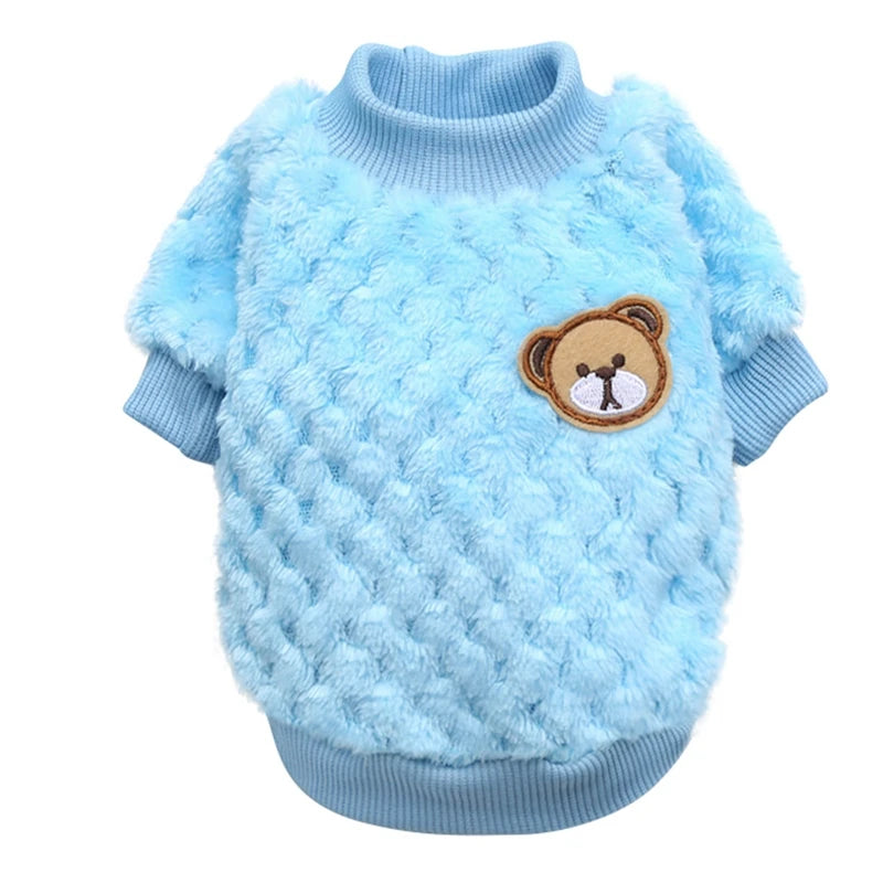 Pullover Soft Fleece Warm Dog Clothes for Small and Medium Breeds