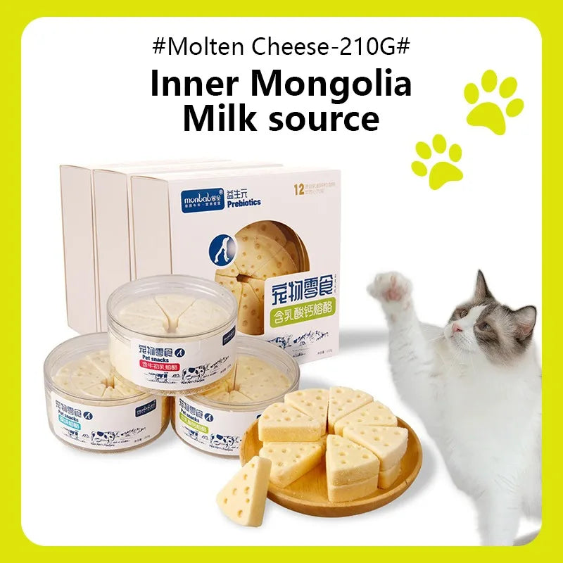 Pet Freeze-dried Food High Calcium Cheese- Rich in Nutrients-Snacks Aid Digestion-