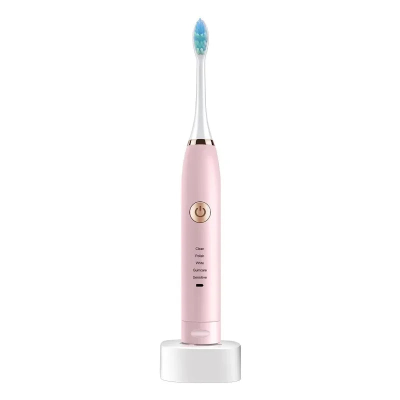 USB Electric Pet Replacement Rechargeable Toothbrush Electric Dog Cleaning Cat Brush with Tool Head