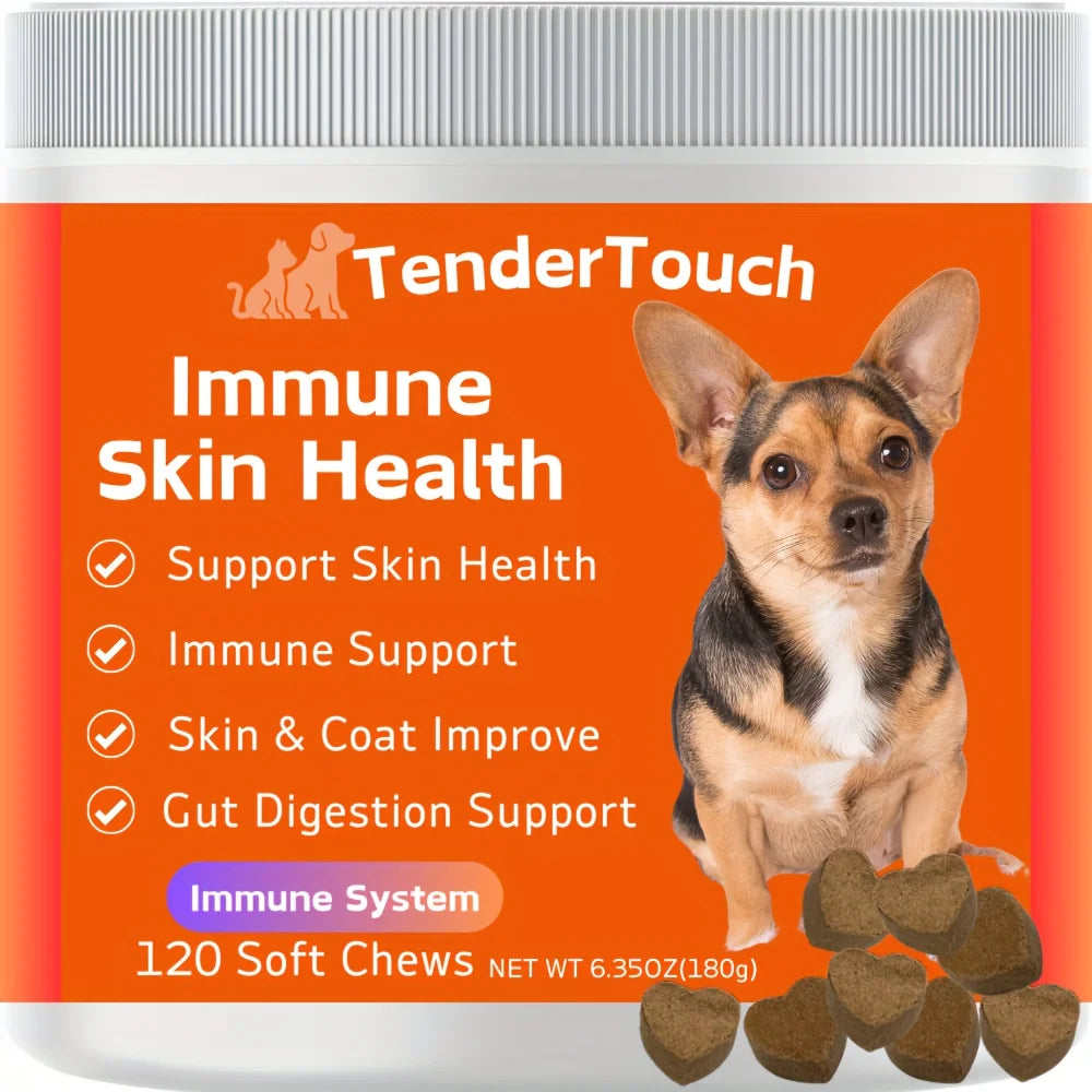 Allergy/Immune Supplement-120 Chews - 1 Pack (1 x 180g/6.35oz) - Tender Touch Allergy & Immune Support