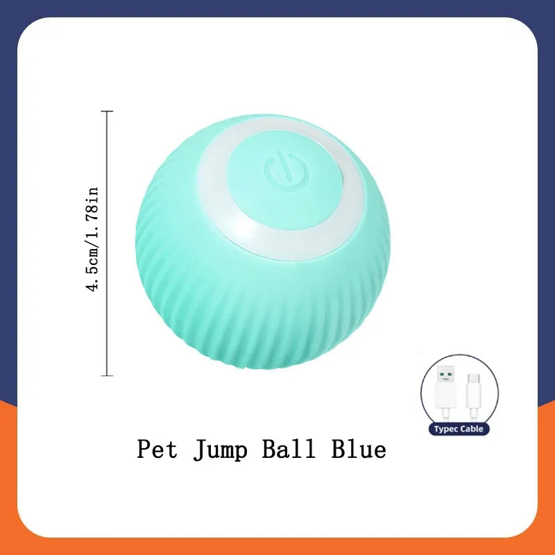 Smart Dog Toy Ball -Electronic Interactive Pet Toy - USB Automatic Moving Bouncing Ball