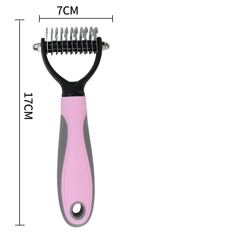 Pet Comb- Hair Remover Grooming Tools- Detachable Clipper-Pet Grooming