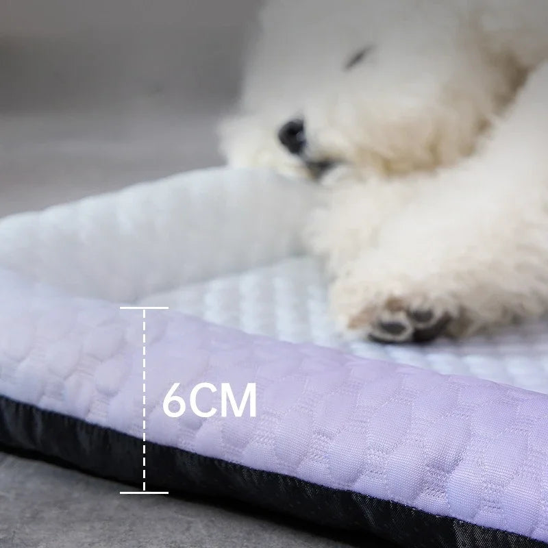 Cooling Mat-Summer Dog Bed -Cushion Puppy Sleep Nest-Pet Kennel Cooling Bed