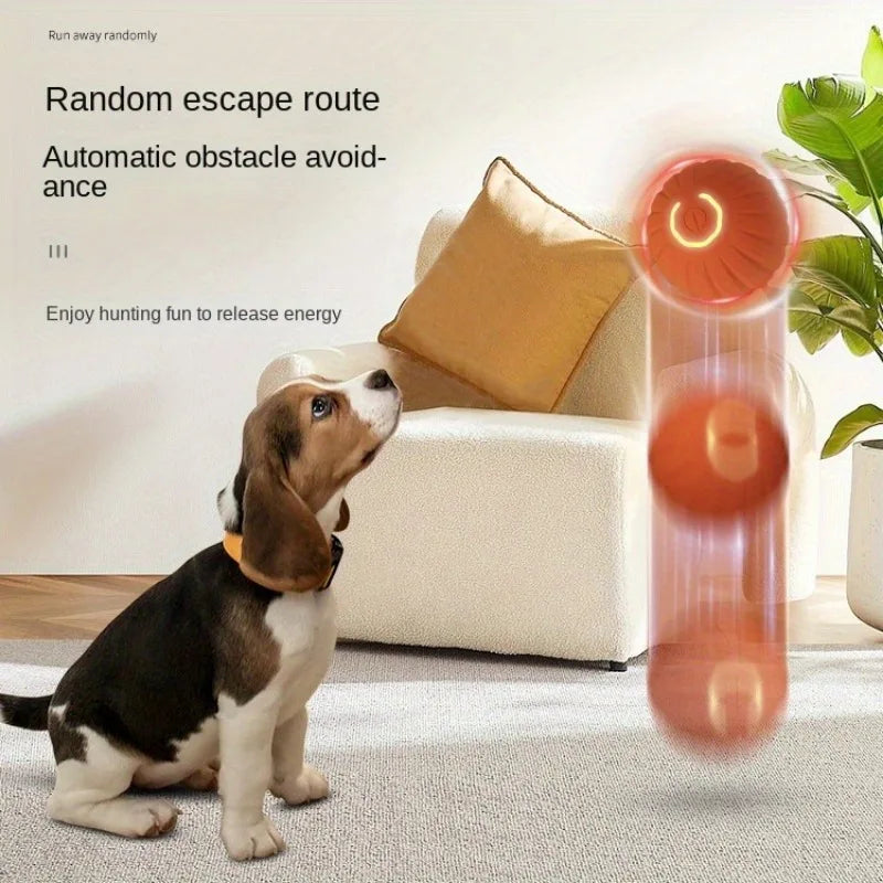 New Gravity Intelligent Jumping Ball Electric Charging Cat and Dog Toy Self Hit Pet Dog Toy Ball