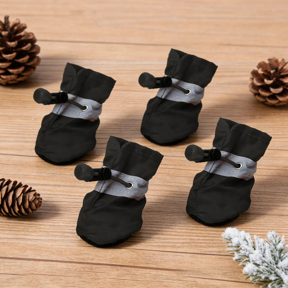 Small Dog Puppy Shoes- Waterproof- Anti Slip- Soft Sole- Boot Size 5x4.2cm for Small Dogs 10-13 lbs-Costume/Apparel