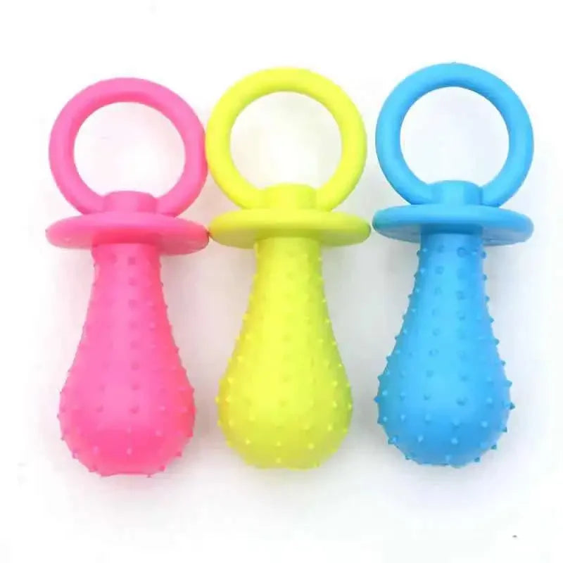 Pet Toys for Small Dogs- Rubber Bite Resistance Toy- Teeth Cleaning- Chew Training Toys
