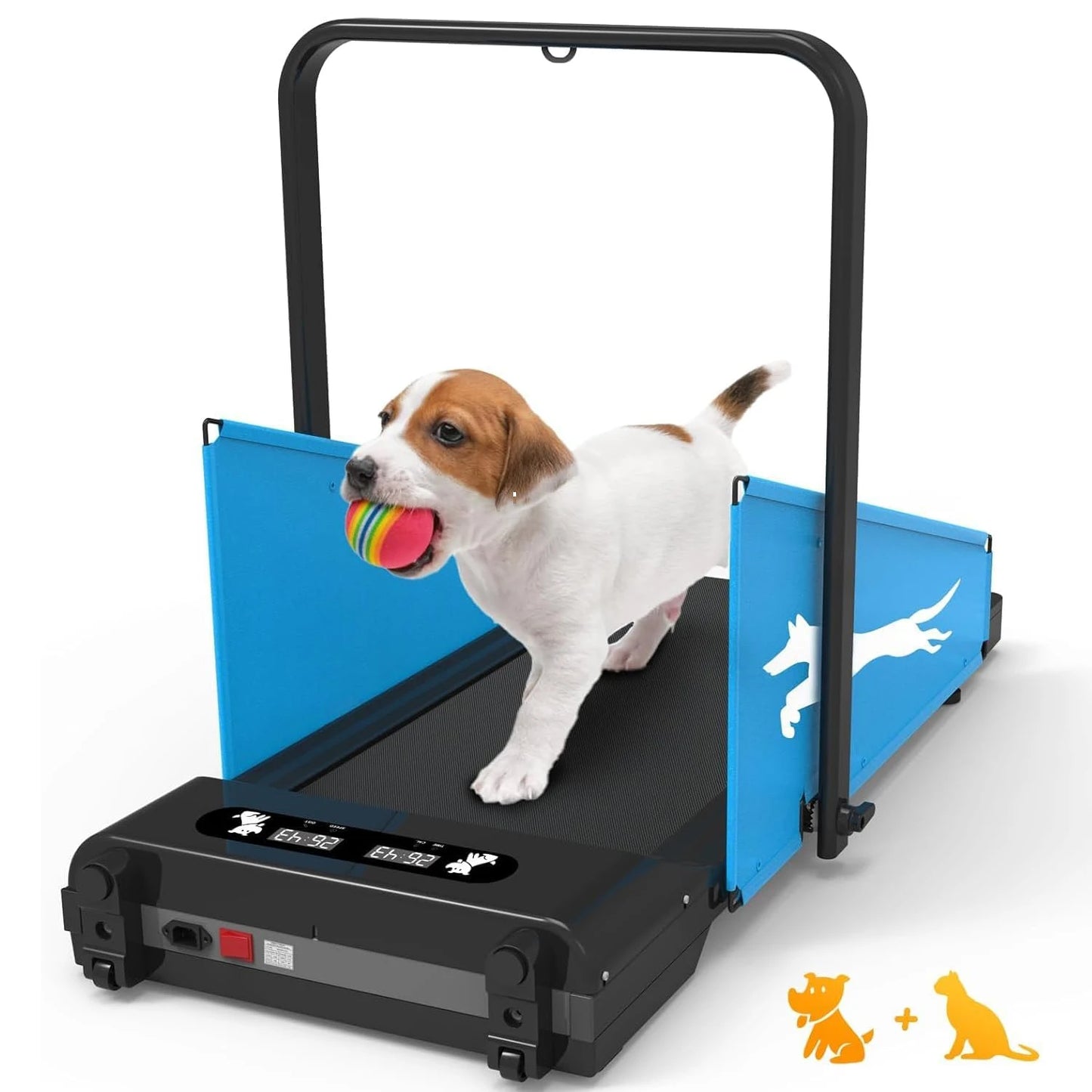 Dog/Human Treadmill- 220lbs Dog Trotter Treadmill- for Small Dogs and Medium Dogs- 2.5 Hp Folding Doggie Running Machine