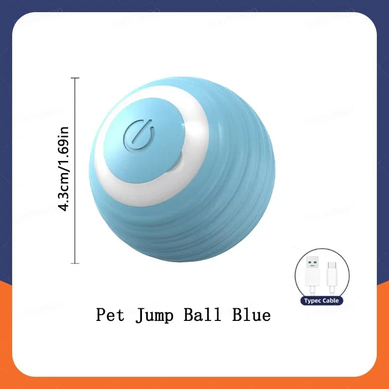 Smart Dog Toy Ball -Electronic Interactive Pet Toy - USB Automatic Moving Bouncing Ball