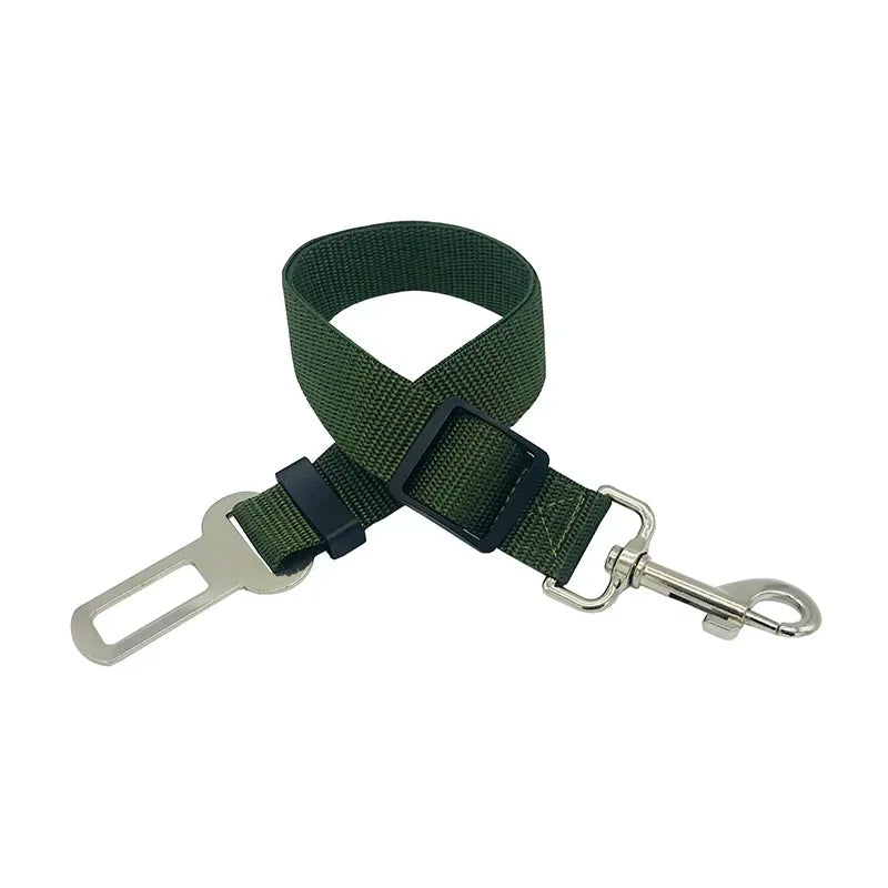 Dog Car Seat Belt- Safety Protector- Travel Pets Accessories- Dog Leash Collar Breakaway- Solid Car Harness