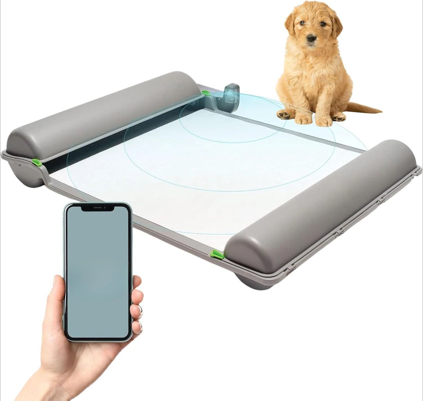 Smart Indoor Self-Cleaning Dog Potty for Small Dogs- Odor Control-AI Health Monitoring- Smartphone App- Puppy Training Alternative