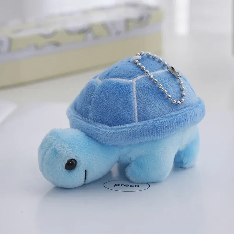 1pc Random Colors- Turtle Shaped Plush Toy For Small and Medium Dogs- To Grind and Clean- For Interactive Play