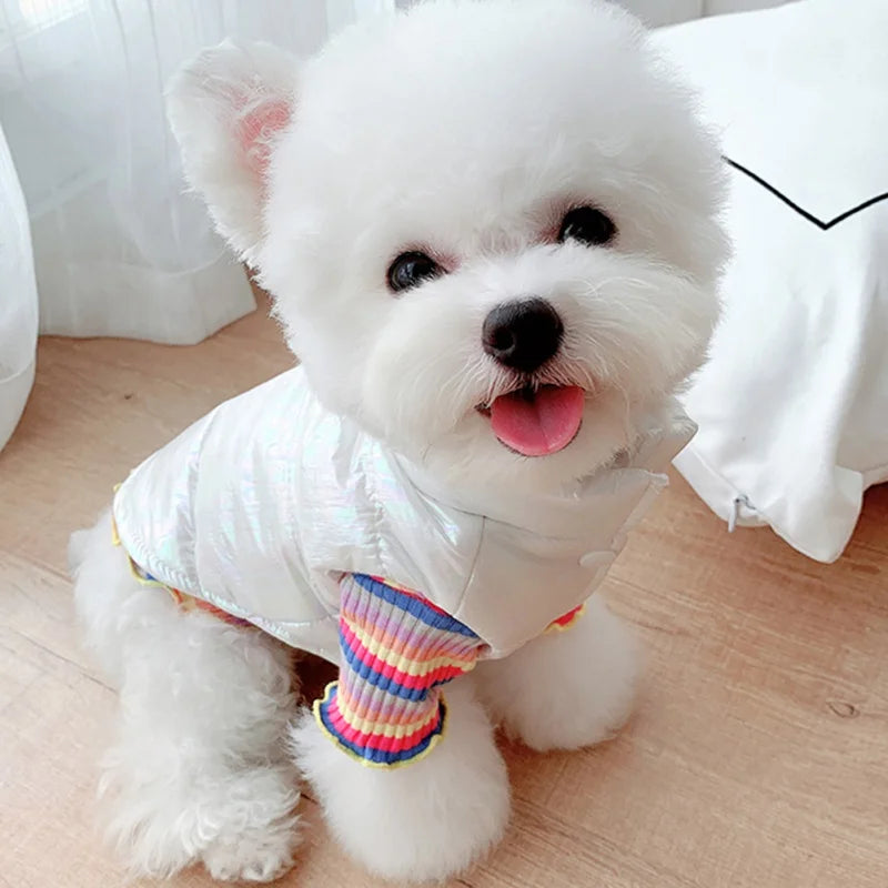 Winter Dog Clothes For Small Dogs- Waterproof- Puppy Dog Jacket Vest Coat- Clothing Warm Chihuahua French Bulldog Outfit Apparel