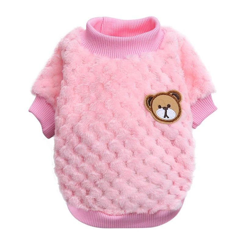 Pullover Soft Fleece Warm Dog Clothes for Small and Medium Breeds