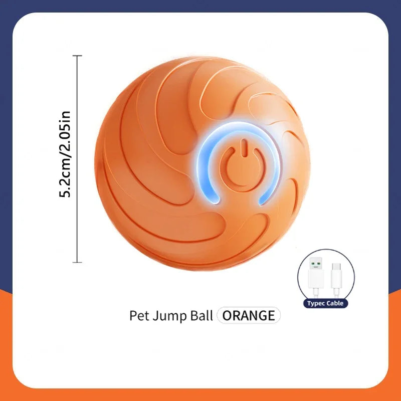 Smart Dog Toy Ball -Electronic Interactive Pet Toy - USB Automatic Moving Bouncing Ball