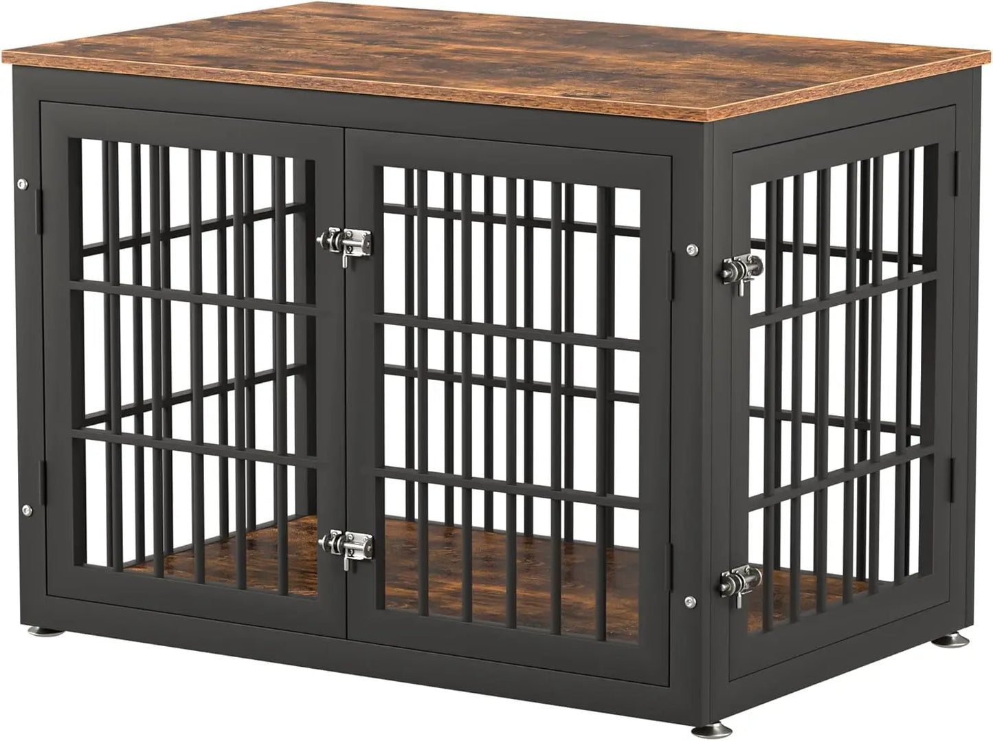 26" Heavy Duty Dog Crate Furniture for Small Dogs- Decorative Pet House End Table- Wooden- Indoor-Small