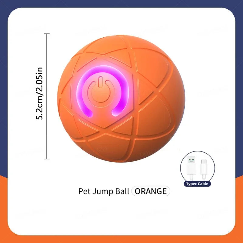 Smart Dog Toy Ball -Electronic Interactive Pet Toy - USB Automatic Moving Bouncing Ball