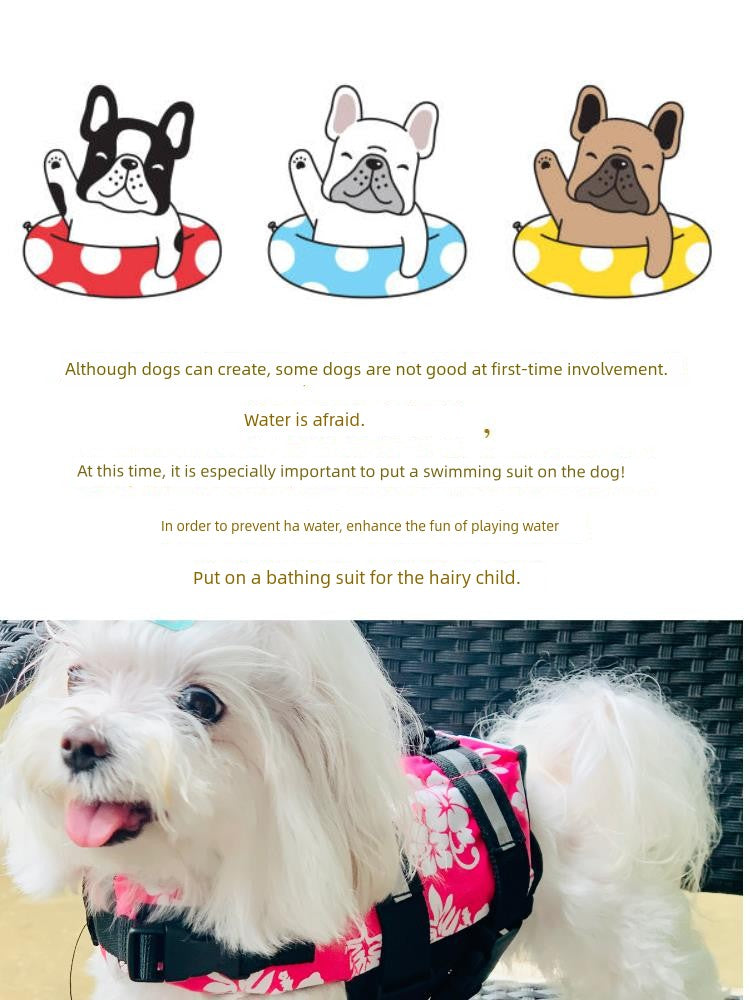 Dog Swim Suit- Water Vest Small Size Dogs