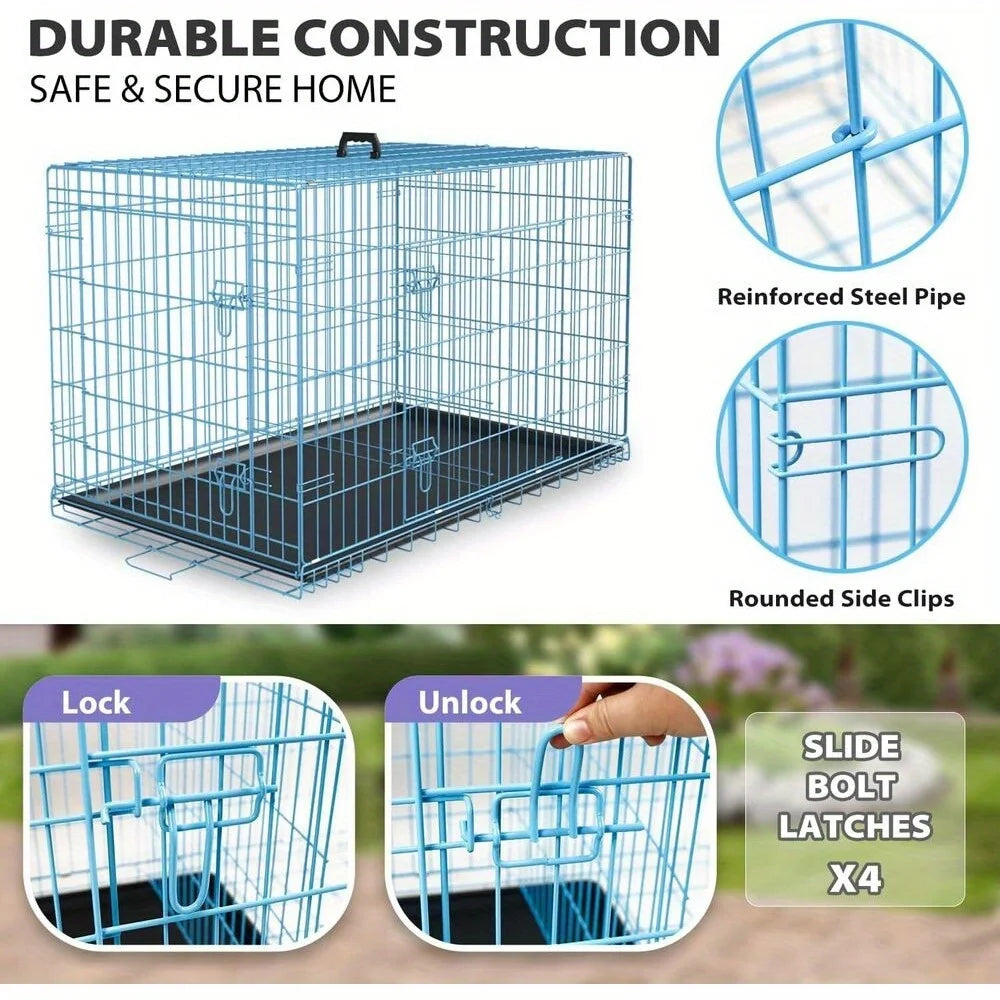 Folding Wire Crate for dogs
