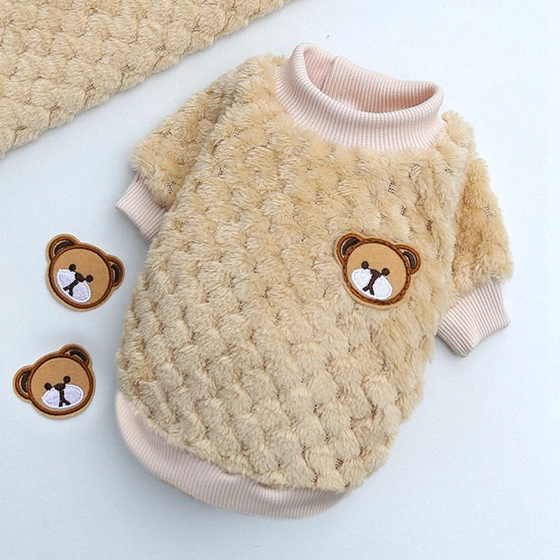 Pullover Soft Fleece Warm Dog Clothes for Small and Medium Breeds