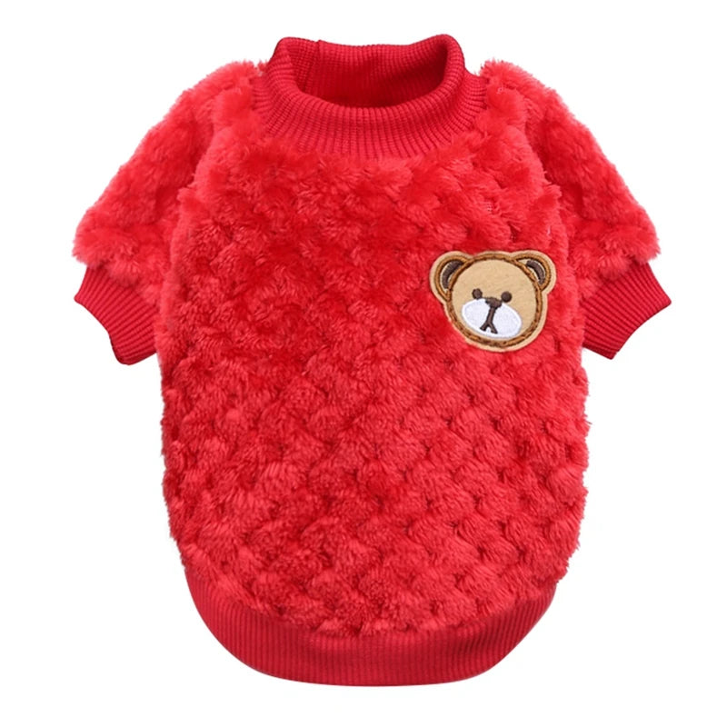 Pullover Soft Fleece Warm Dog Clothes for Small and Medium Breeds