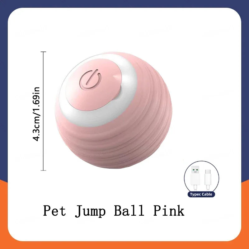 Smart Dog Toy Ball -Electronic Interactive Pet Toy - USB Automatic Moving Bouncing Ball