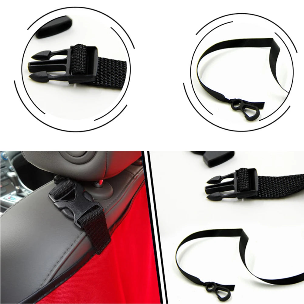 Foldable Car Pet Seat Pad Waterproof Dirt Resistant Solid Color Cars Rear Seats Cushions Pet Cat Dog Carrier Mat Seat Cover