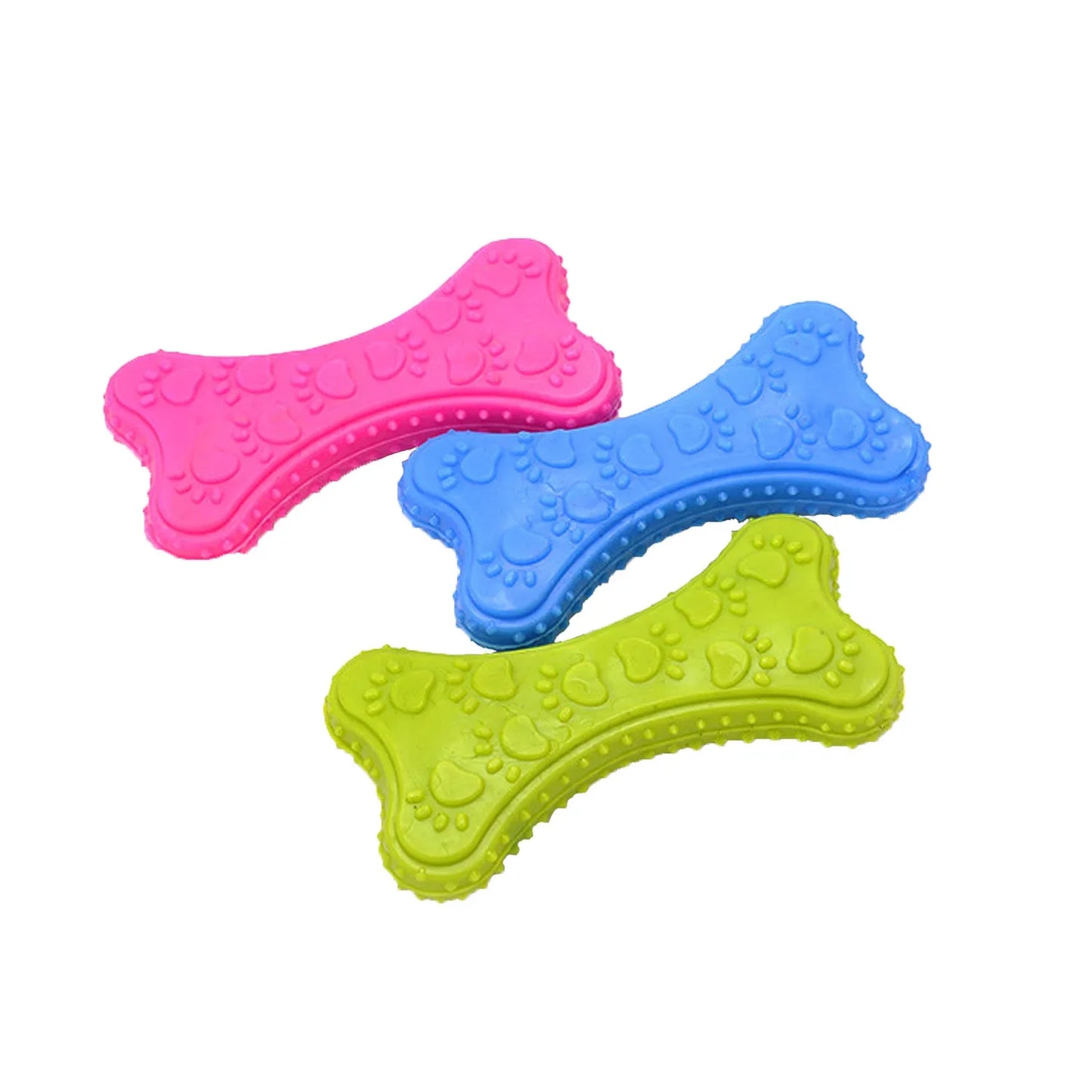 Pet Toys for Small Dogs- Rubber Bite Resistance Toy- Teeth Cleaning- Chew Training Toys
