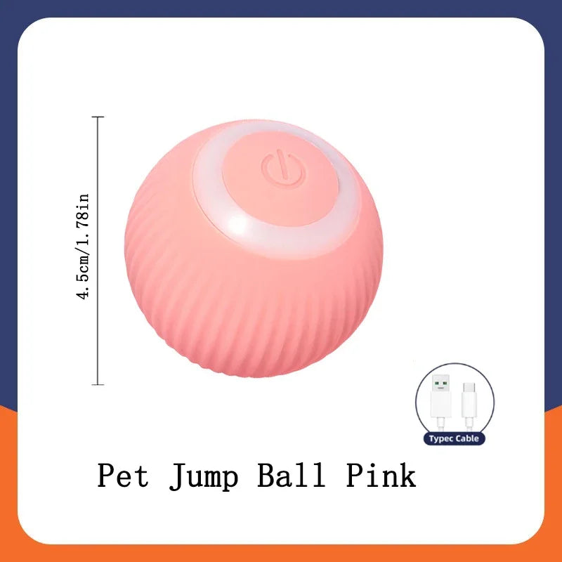 Smart Dog Toy Ball -Electronic Interactive Pet Toy - USB Automatic Moving Bouncing Ball