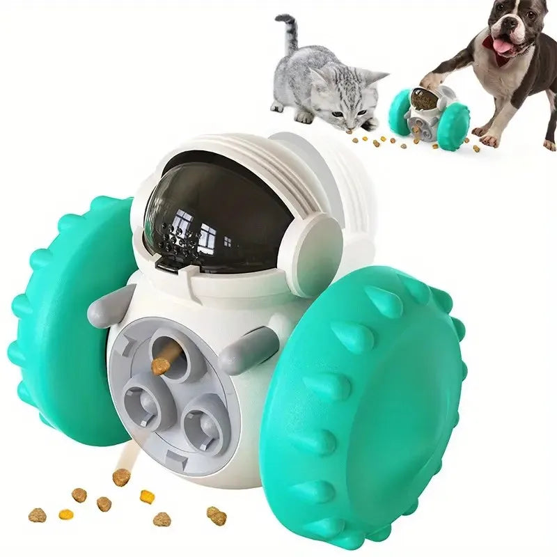 Interactive Dog Treat Puzzle Toy - Mental Engagement & Slow Feeding Game - Food Dispensing Challenge for Active Small & Medium Dogs
