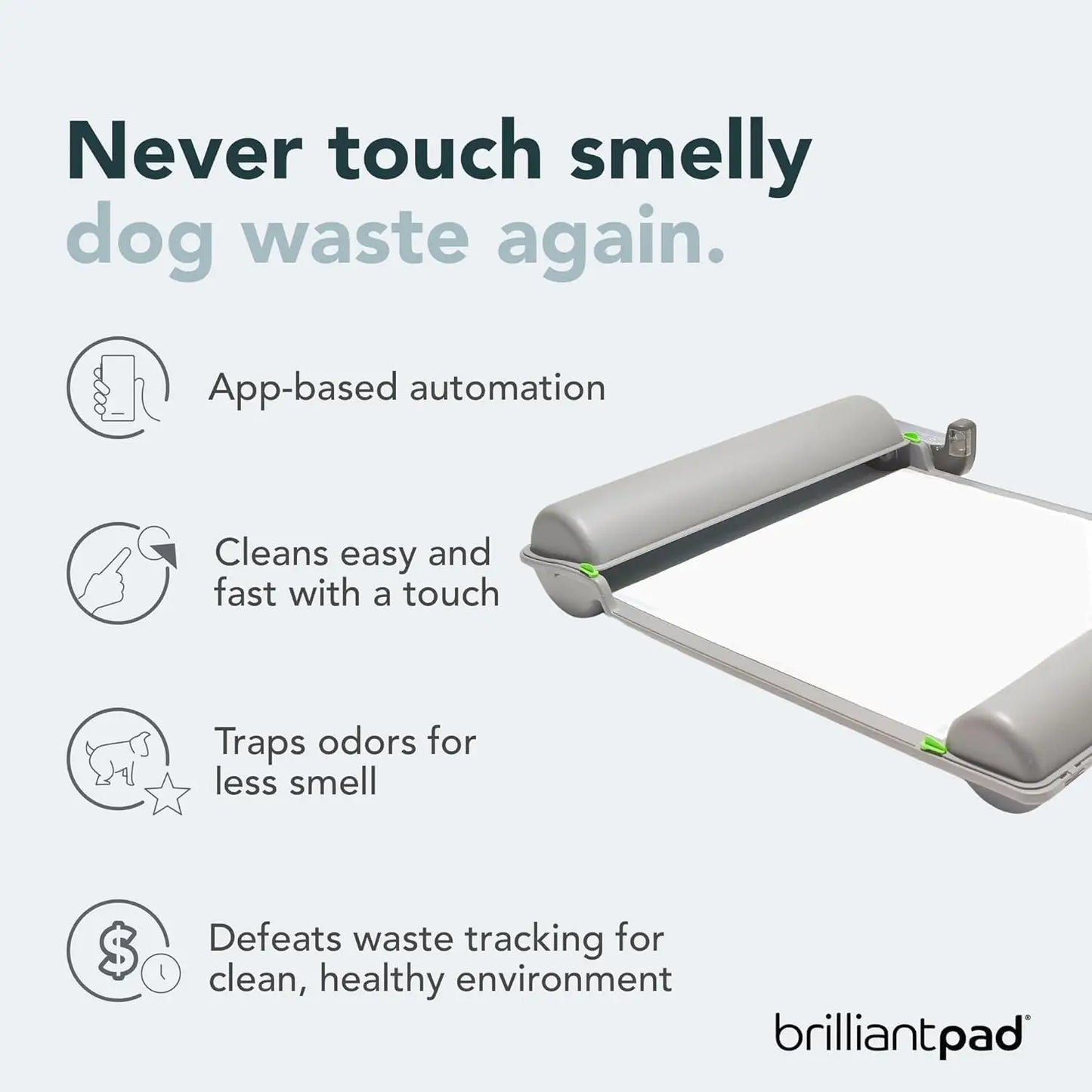 Smart Indoor Self-Cleaning Dog Potty for Small Dogs- Odor Control-AI Health Monitoring- Smartphone App- Puppy Training Alternative