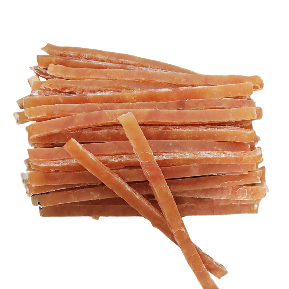 7.05oz/14.11oz (200g/400g) Chicken Jerky- All Natural Ingredients- Natural Dog Treats, Healthy, Easily Digestible
