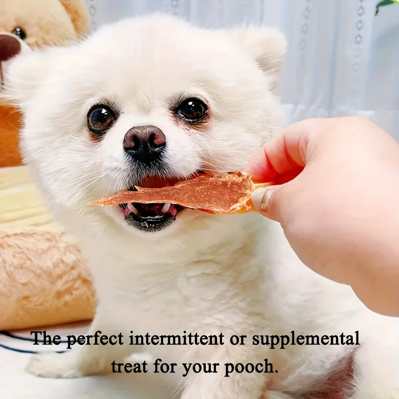 150g/5.29oz  Chicken Jerky/Duck Jerky Dog Treats- For Small, Medium, Large Dogs Made With Real Pure Chicken-Healthy-Pet Bowls/Feeding