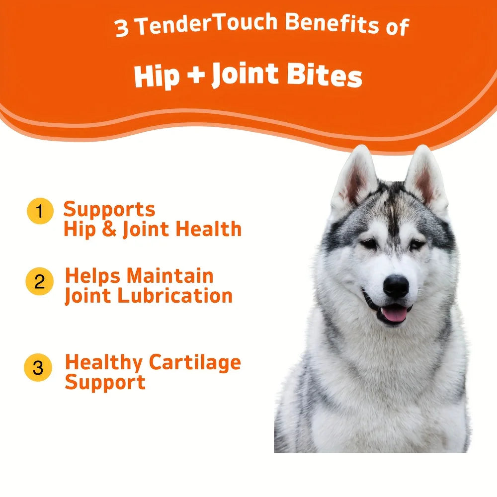 Dog Hip and Joint Supplement - Glucosamine for Dogs- Joint Supplement for Dogs with Glucosamine Chondroitin- Vitamin A-Pet Supplement