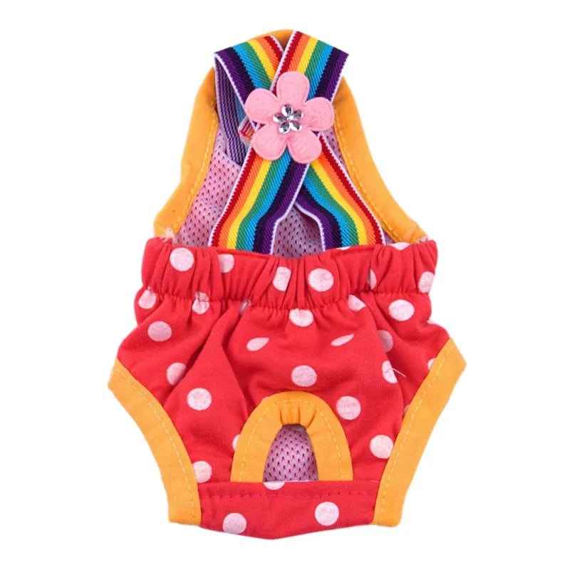 Dog Shorts Diaper Sanitary Physiological Pants- Washable- Female Short Panties For Pet Menstruation Underwear Briefs