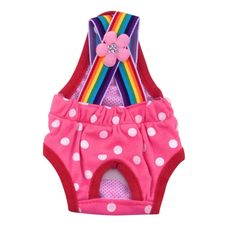 Dog Shorts Diaper Sanitary Physiological Pants- Washable- Female Short Panties For Pet Menstruation Underwear Briefs