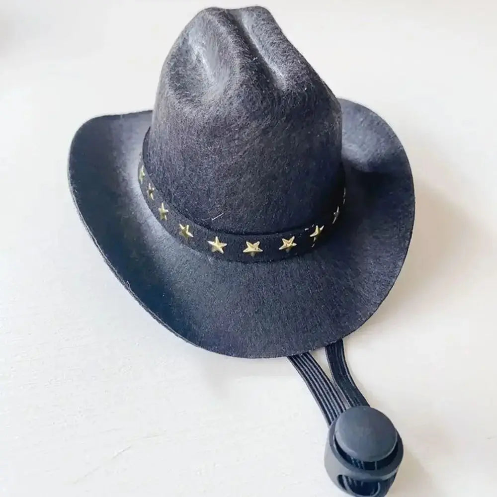 Adjustable Cowboy Dog Hat- Outdoor  Pet Accessories Dogs Headwear