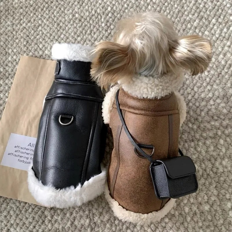 Awesome Padded Dog Vest-Solid Colors- Cotton-Sleeveless Jacket with Traction Buckle-Costumes/Apparel