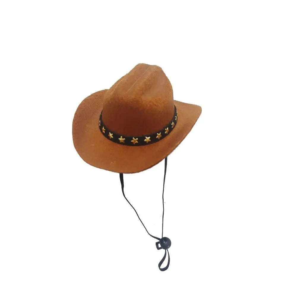 Adjustable Cowboy Dog Hat- Outdoor  Pet Accessories Dogs Headwear