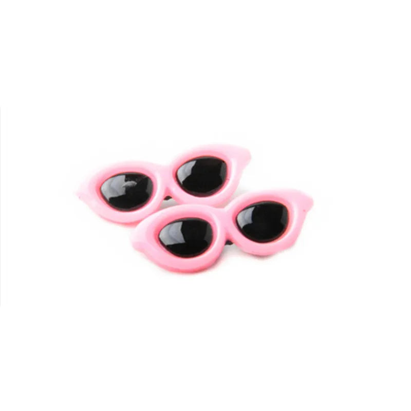 New Pet Lovely Heart Sunglasses- Hairpins Dog Bows Hair Clips for Puppy/Dogs-Pet Accessories