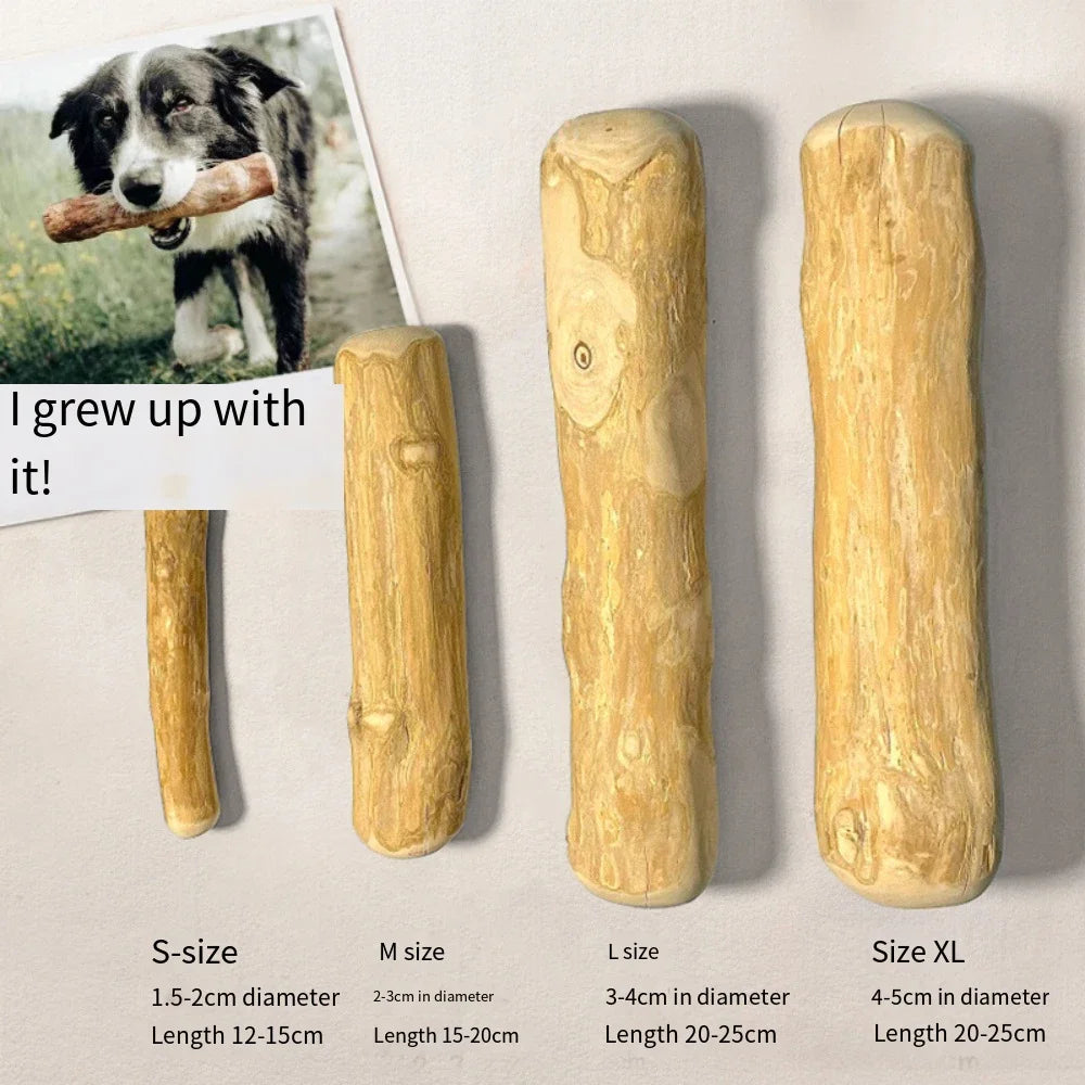 Coffee  Wooden Dog Chew Toy- Wooden Chew Stick-Teething Relief-Dog Toys