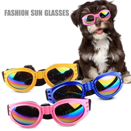 6 Colors Fashion Dogs Sunglasses- Waterproof Glasses For Small Medium Large Dogs -Protection UV Goggles