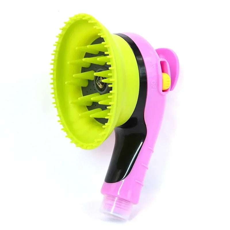 Pet Shower Head -Soft Tentacle Massage Bath Head- Convenient- east to use