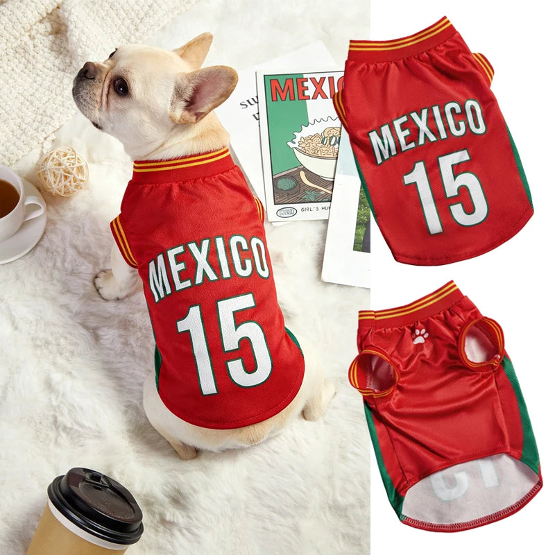 Soccer Jersey- Mexico-Mesh Breathable-Sizes XS to XXL- Costumes/Apparel