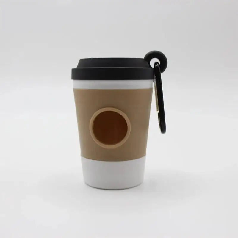 Coffee Cup Poop Dispenser-Portable Poop Trash Can- Dog Garbage Storage -Pet Grooming