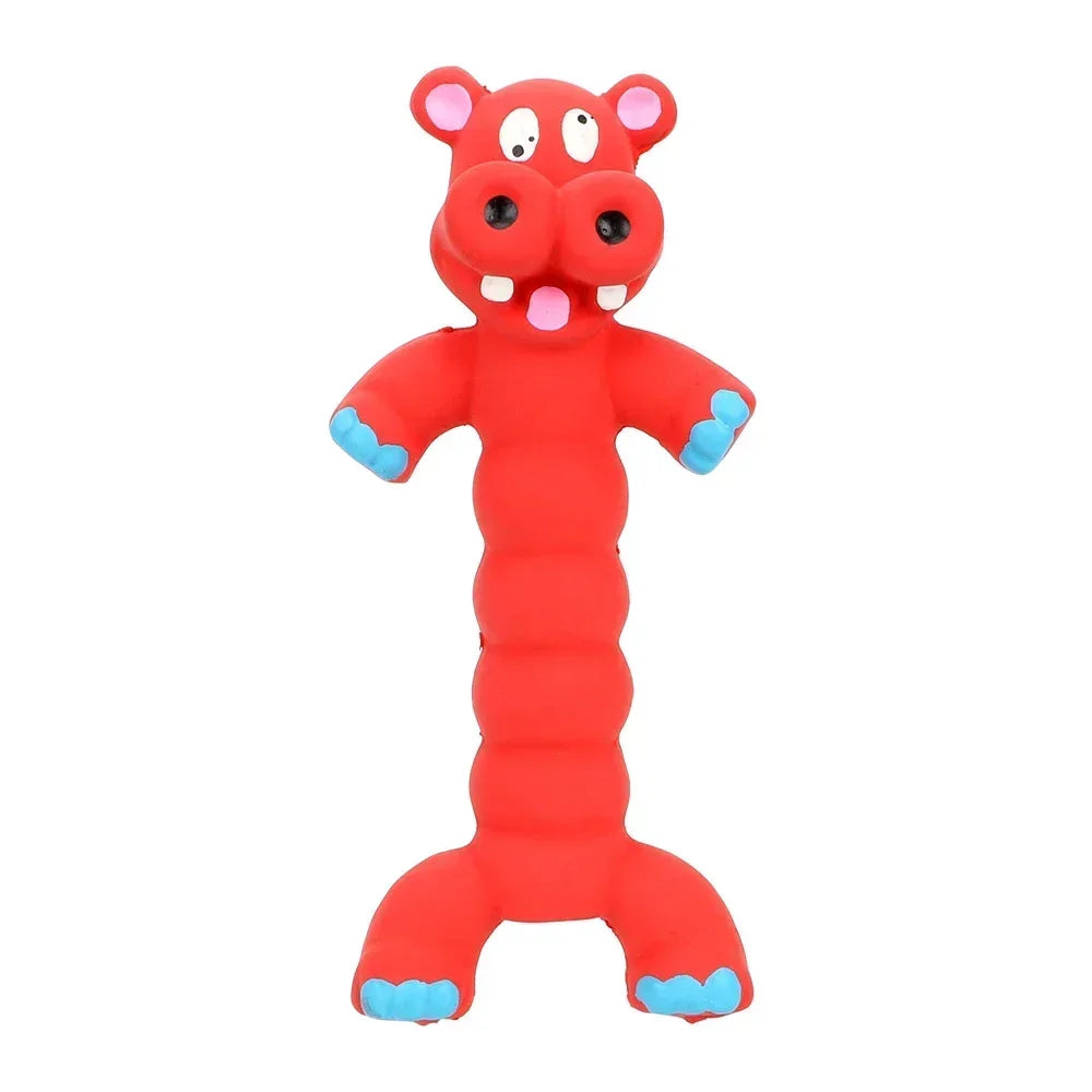 Cute Animal Shape Rubber Squeaky Sound Toy - Creative Puppy Pet Play Chew Toys