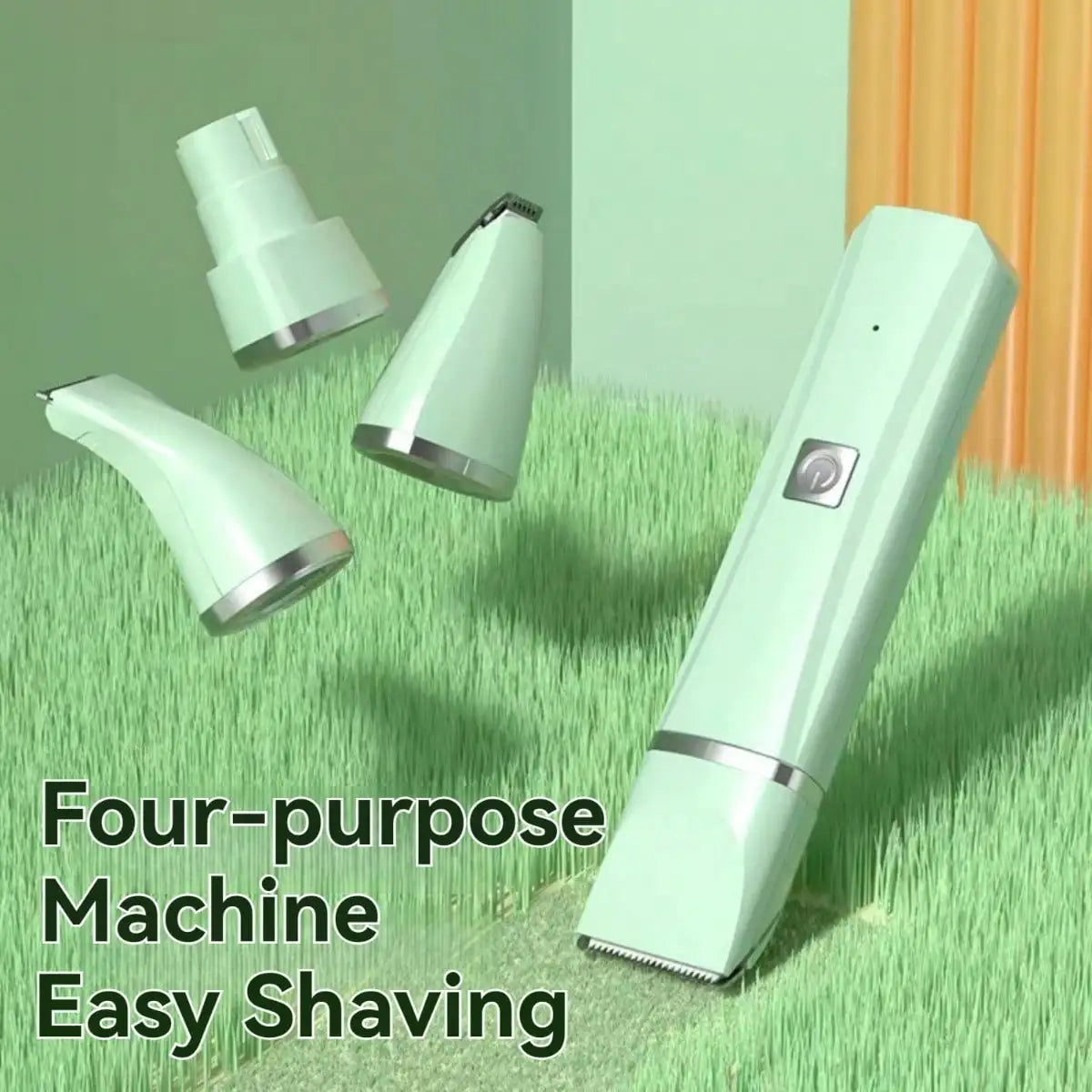 Dog  Grooming Kit Hair Low Noise Paw Trimmer- Rechargeable - Cordless Quiet Nail Grinder Shaver