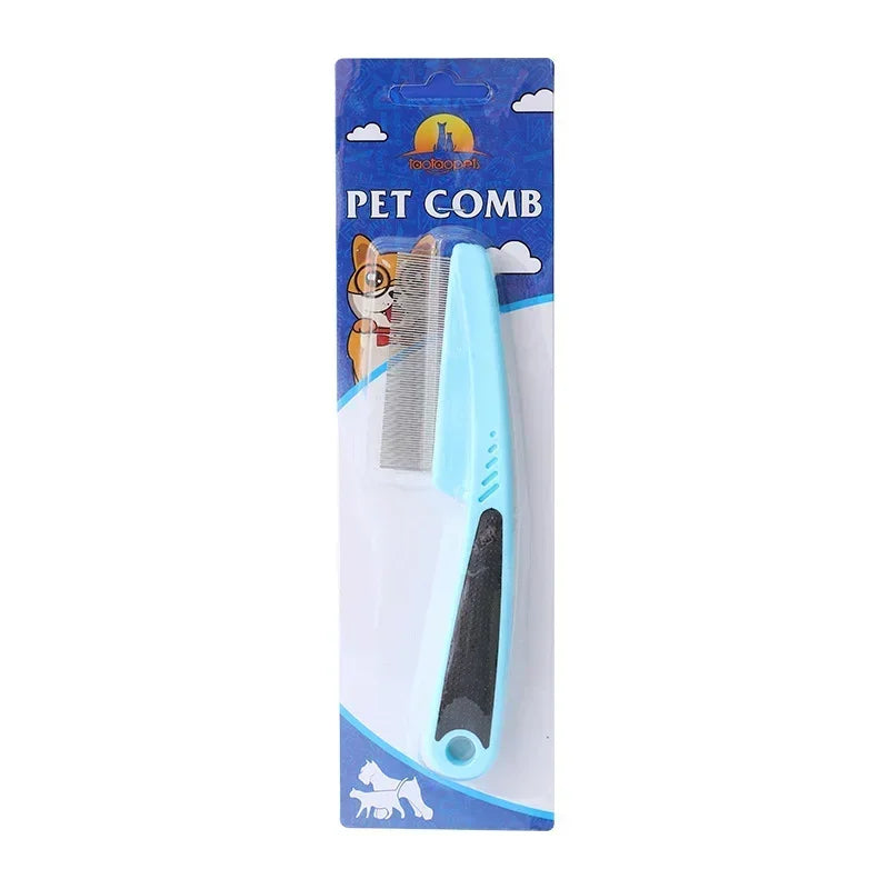 Pet Animal Care Comb Removal Flea Comb for Cat Dog Stainless Steel Needle Grooming Louse Removal