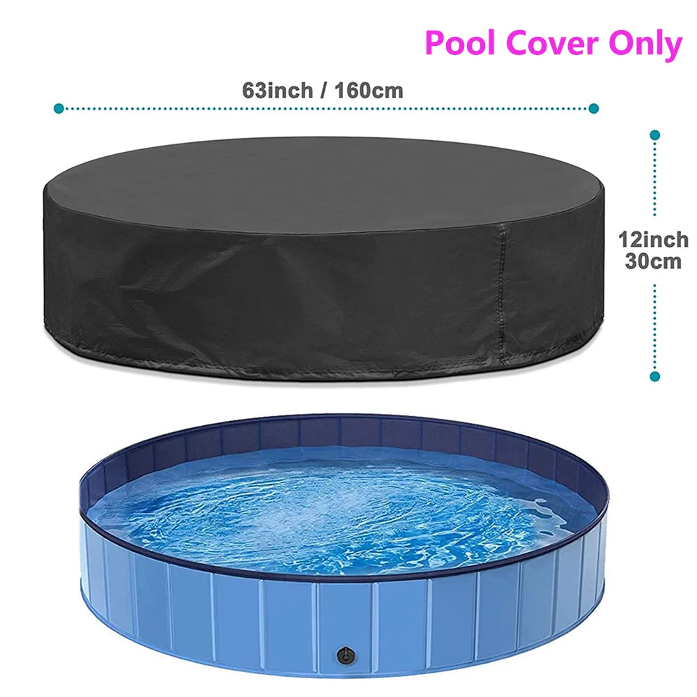 Dog Swimming Pool- Pool Cover-Portable- Plastic- Scratch Resistance Pet Pools